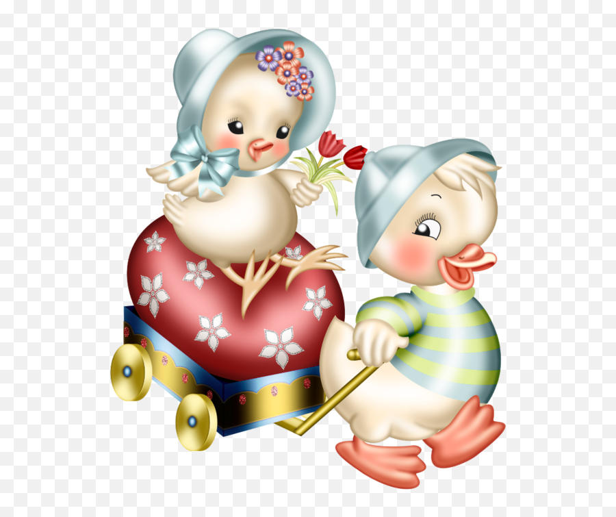 Download Decoration Chickens Easter Bunny Picture Download - Joyeuses Pâques Et Cloche Poussin Gif Animé Emoji,Easter Chick Clipart
