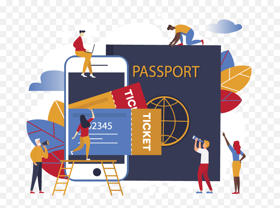 The Tourism Industry In Europe The Polyglot Group - Cartoon Passport Illustration Png Emoji,We The People Clipart