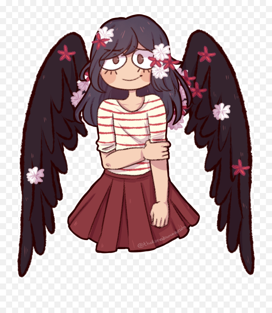 Angel Wings Png Tumblr Emoji,Tumblr Girl Png