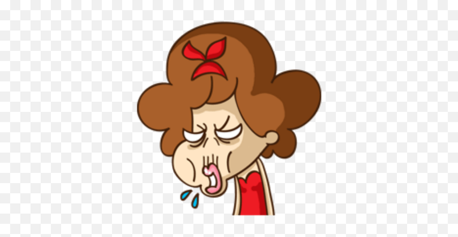 Taobaoqueen Not Happy Series Emoji,Sneezing Clipart