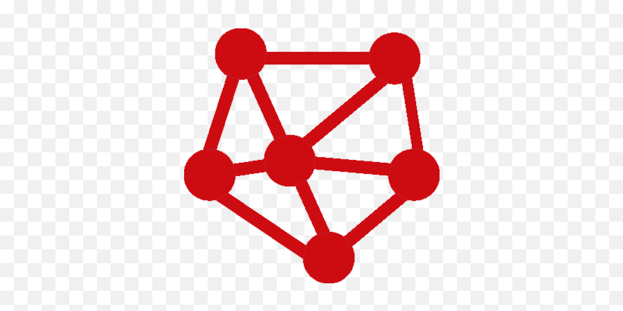Network Icon - Red Network Icon Png Full Size Png Download Emoji,Networking Icon Png
