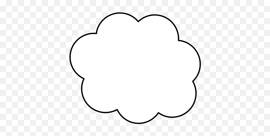 Cloud Outline Svg Vector Cloud Outline Clip Art - Svg Clipart Emoji,Cloud Outline Clipart