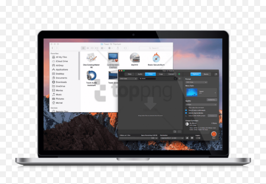 Download Hd Free Png Mac Laptop Screen Png Png Image With Emoji,Laptop Screen Png