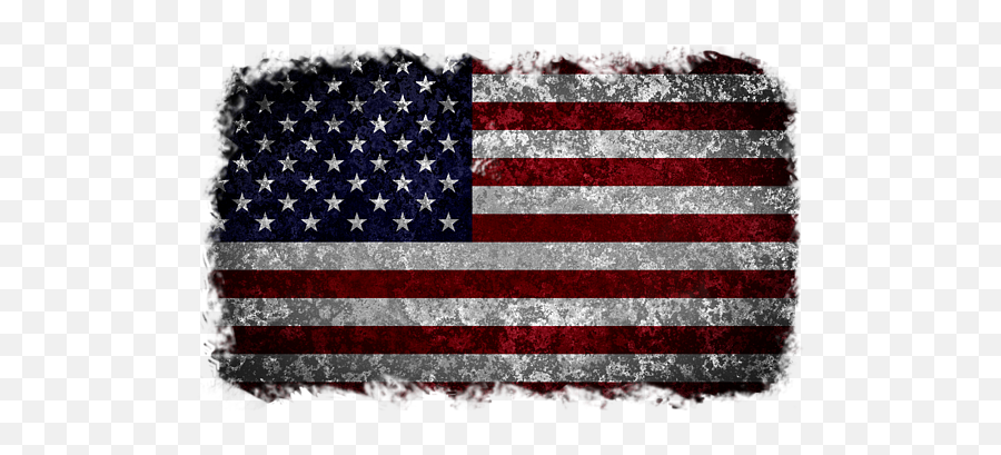 Grunge American Flag - Thin Gold Line Dispatch Flag Emoji,Us Flag Png