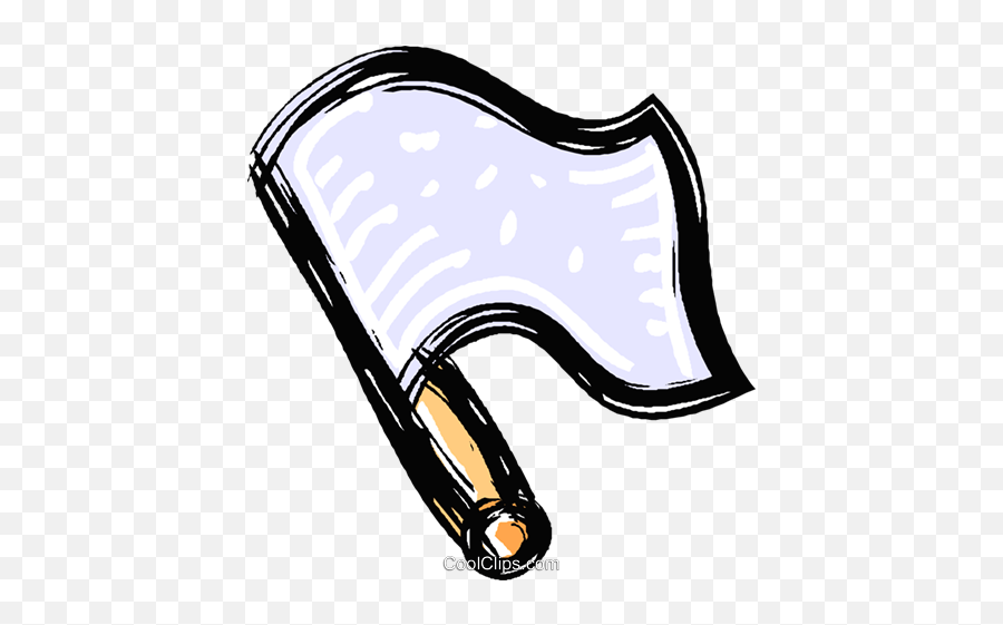 Blank White Flag Royalty Free Vector Clip Art Illustration Emoji,Blank Flag Png