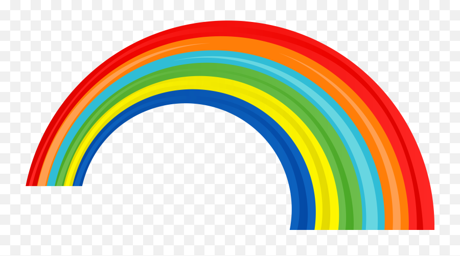 Rainbow Png Clipart Hq Png Image - Rainbow Png Emoji,Rainbow Png