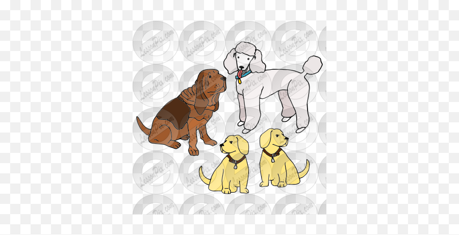 Dogs Picture For Classroom Therapy Use - Great Dogs Clipart Retriever Emoji,Dogs Clipart