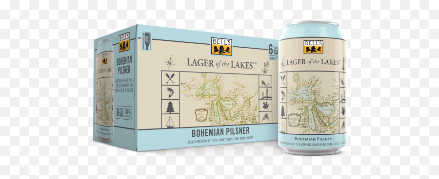 Bellu0027s Brewery - Lager Of The Lakes 6pack Of 12 Oz Cans Emoji,Bell's Brewery Logo
