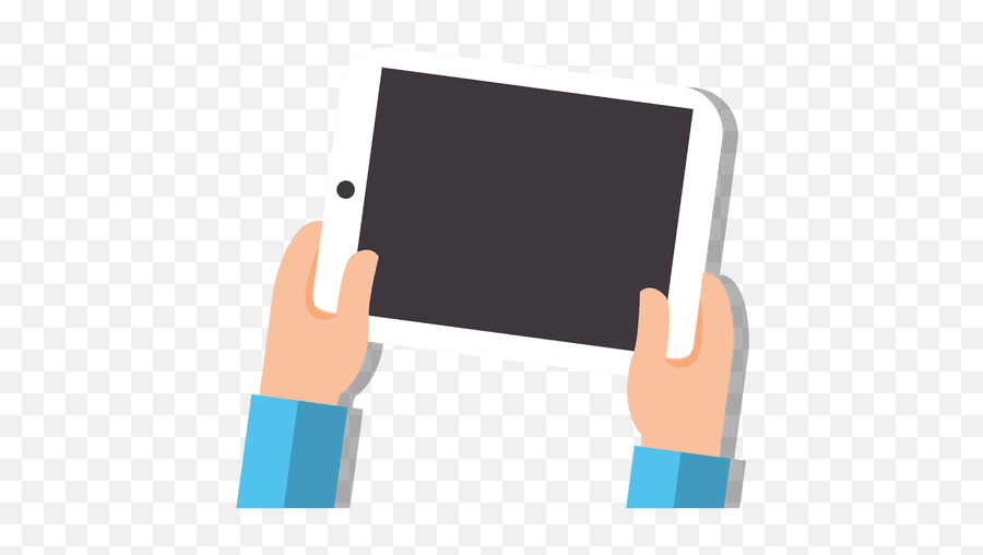 Tablet On Hands Cartoon - Transparent Pn 2082881 Png Tablet Illustration Png Emoji,Tablet Png