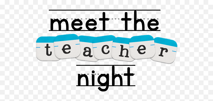 Teacher Workday Clipart - Clipart Meet The Teacher Night Emoji,Teacher Clipart Black And White