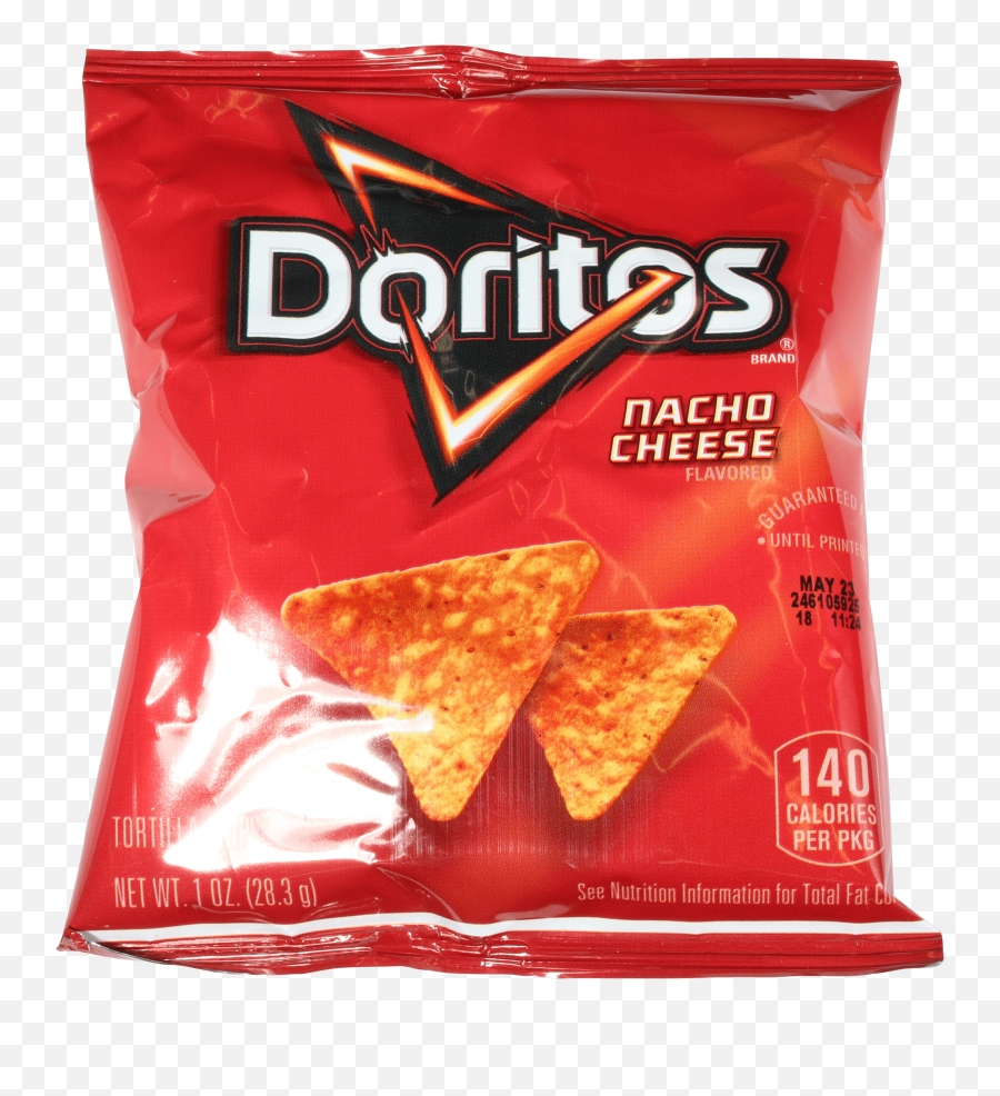 Doritos Nacho Cheese Tortilla Chips 1oz - Doritos Png Emoji,Doritos Png