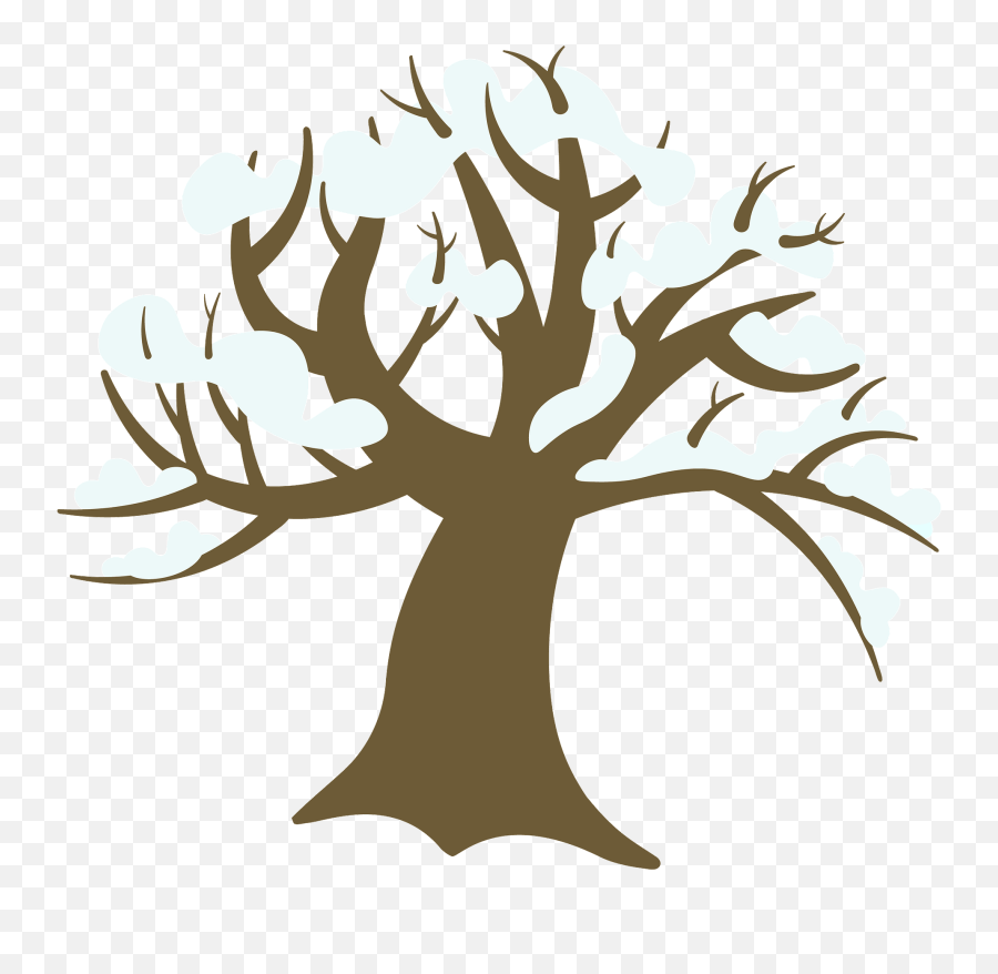 Winter Tree Clipart - Tree Winter Clip Art Emoji,Winter Clipart