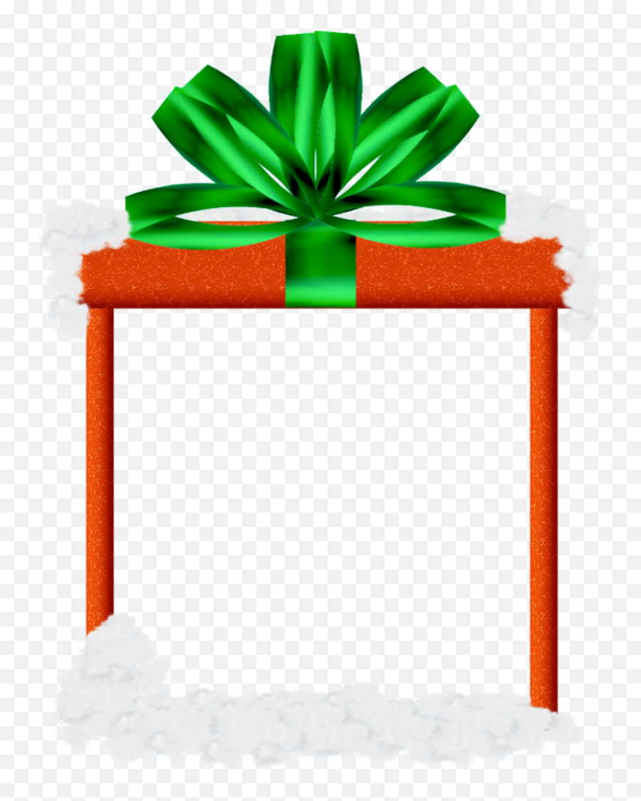 Christmas Gift Frame - Christmas Gift Photo Frame Clipart Transparent Christmas Gift Frame Emoji,Christmas Gift Clipart