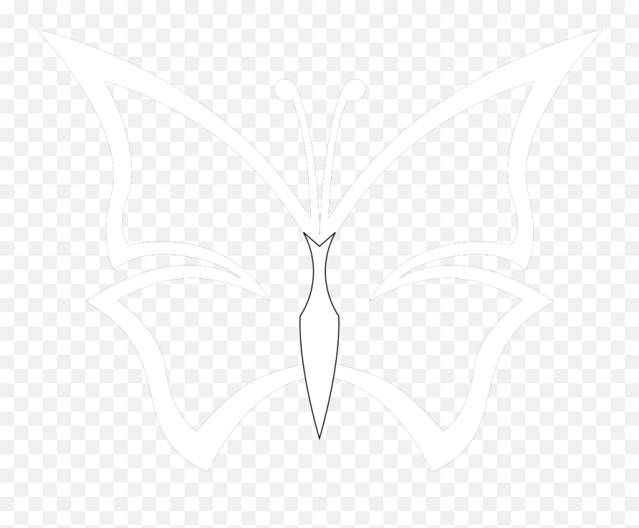 Butterfly Design Clipart Butterfly - Clip Art Emoji,Butterfly Outline Clipart