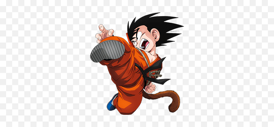 Ssr Endless Death - Kid Goku Int Dokkan Emoji,Kid Goku Png