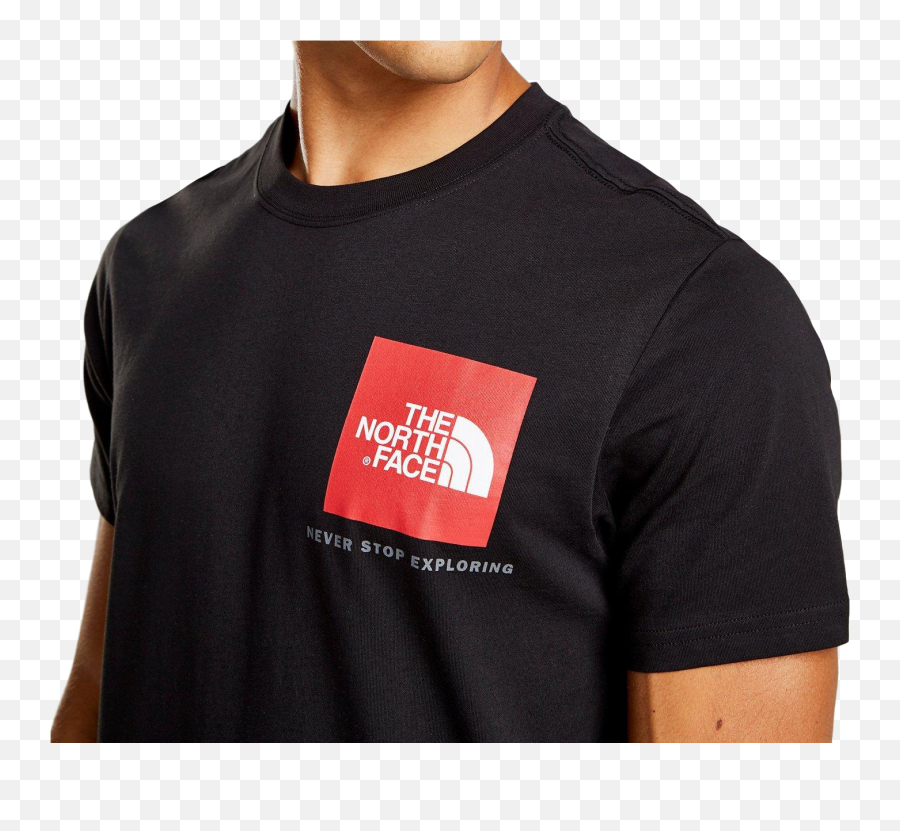 The North Face T - Shirt Mens Logo Short Sleeved Tee Cotton Crew Top Tnf Adidas Emoji,Patagonia Logo Shirts