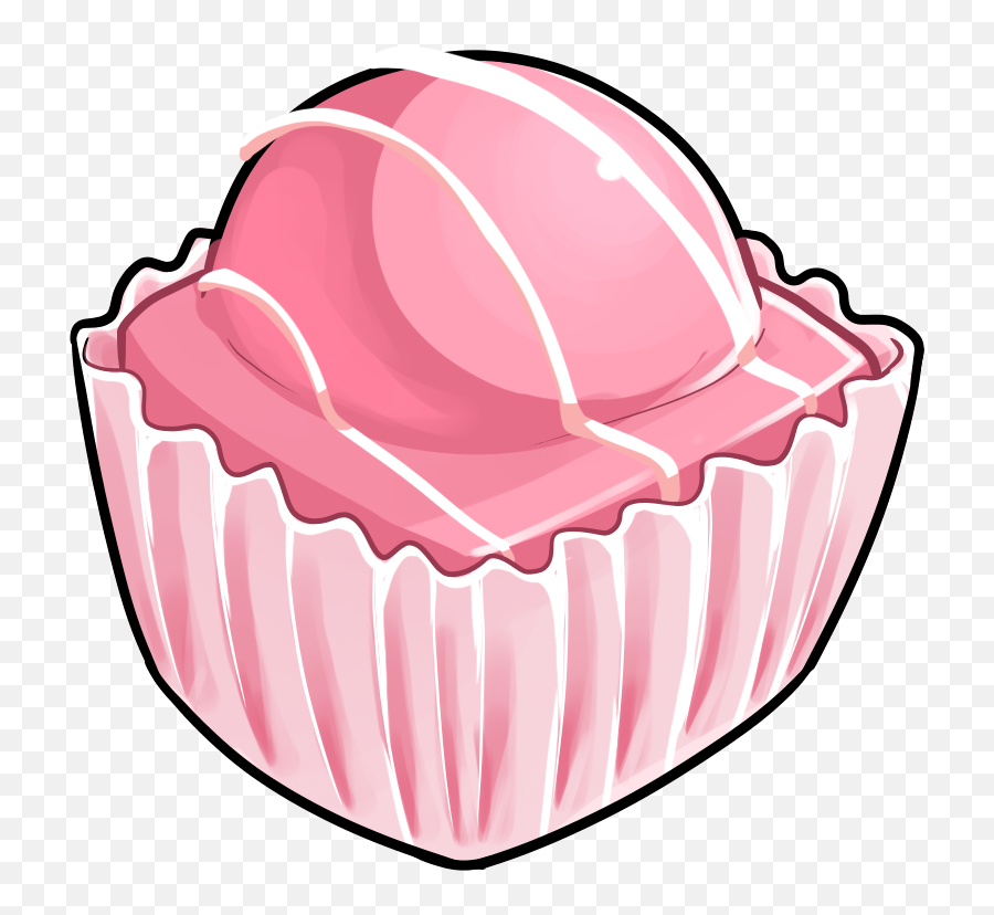 Pink French Fancy Cake Clipart - Baking Cup Emoji,Fancy Nancy Clipart