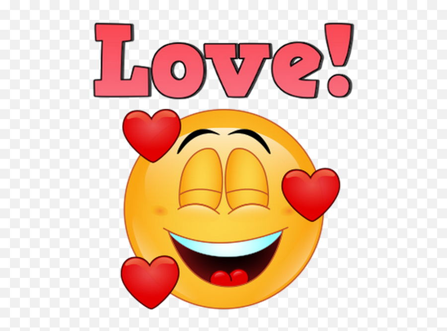Love Emoji Png - Love Smiley Whatsapp,Love Emoji Png