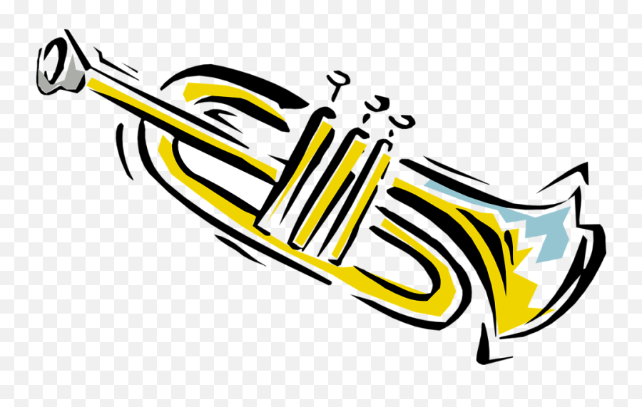 Trumpet Clipart Png - Clip Art Trumpet Transparent Emoji,Trumpet Clipart