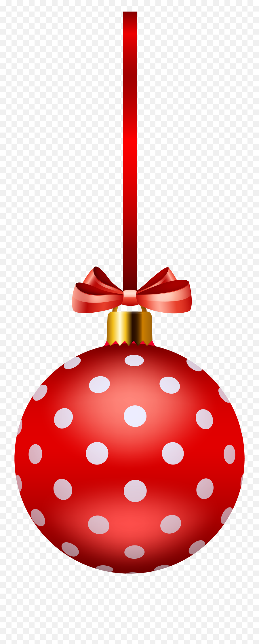 Download Christmas Ornaments Clipart Polka Dot - Polka Dot Polka Dot Christmas Clipart Emoji,Christmas Ornaments Clipart