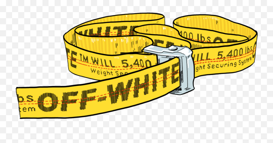 The Success Of Off - Off White Belt Drawing Emoji,Off White Logo