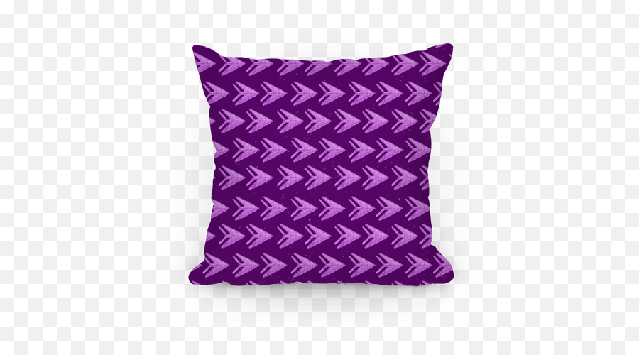 Purple Watercolor Arrow Pattern Pillows Lookhuman Emoji,Purple Watercolor Png