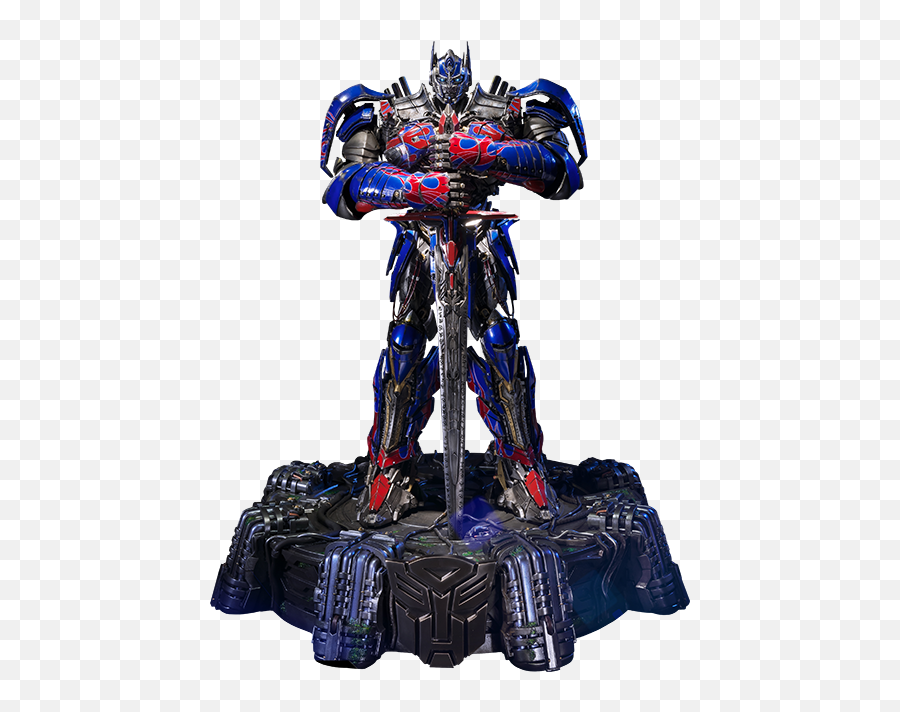 Transformers Optimus Prime Knight Edition Polystone Statue B Emoji,Optimus Prime Transparent