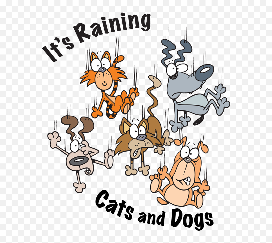 Download Raining Cats And Dogs Clipart - Raining Cats And Raining Cats And Dogs Funny Emoji,Dogs Clipart