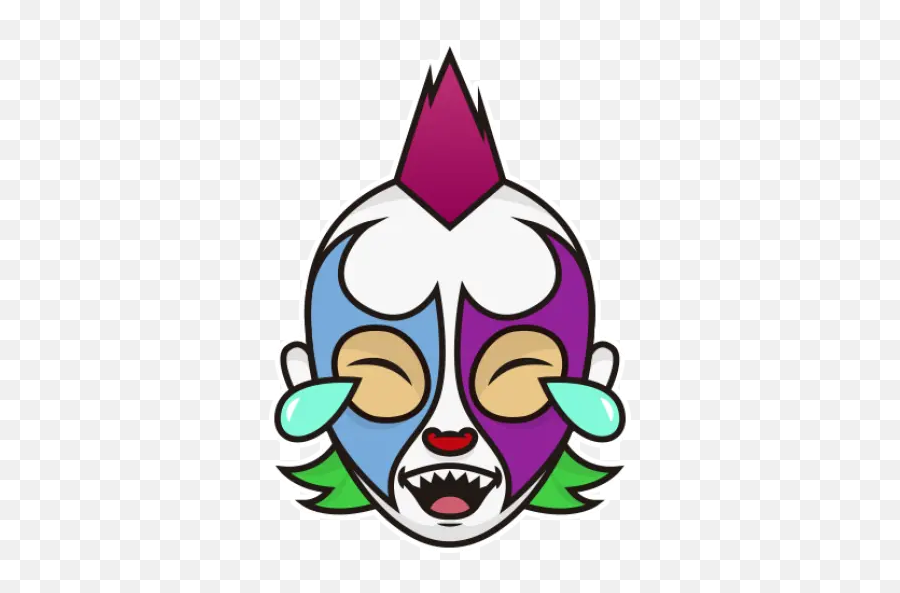 Psycho Clown Stickers For Whatsapp - Stickers Psycho Clown Emoji,Clown Emoji Transparent
