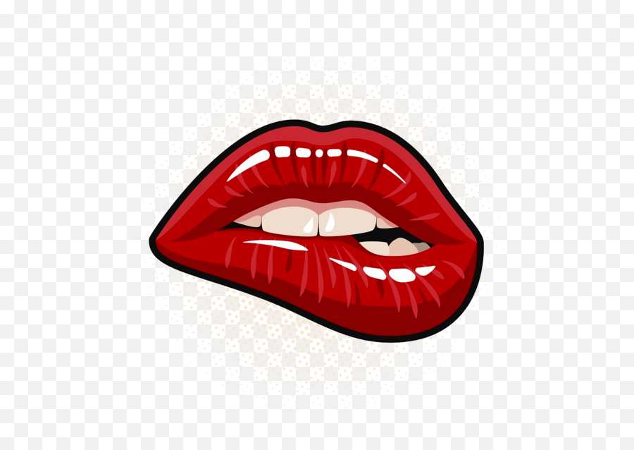 Lips Png - Pop Art Lips Png Emoji,Lips Png