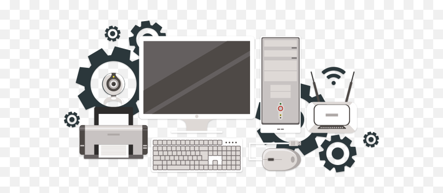 Repair Computer Png Transparent Png - Pc Repair Emoji,Computer Png