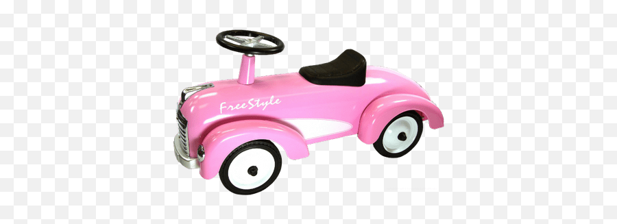 Pink Vintage Toy Car Transparent Png - Stickpng Vintage Kid Ride On Car Emoji,Toys Png