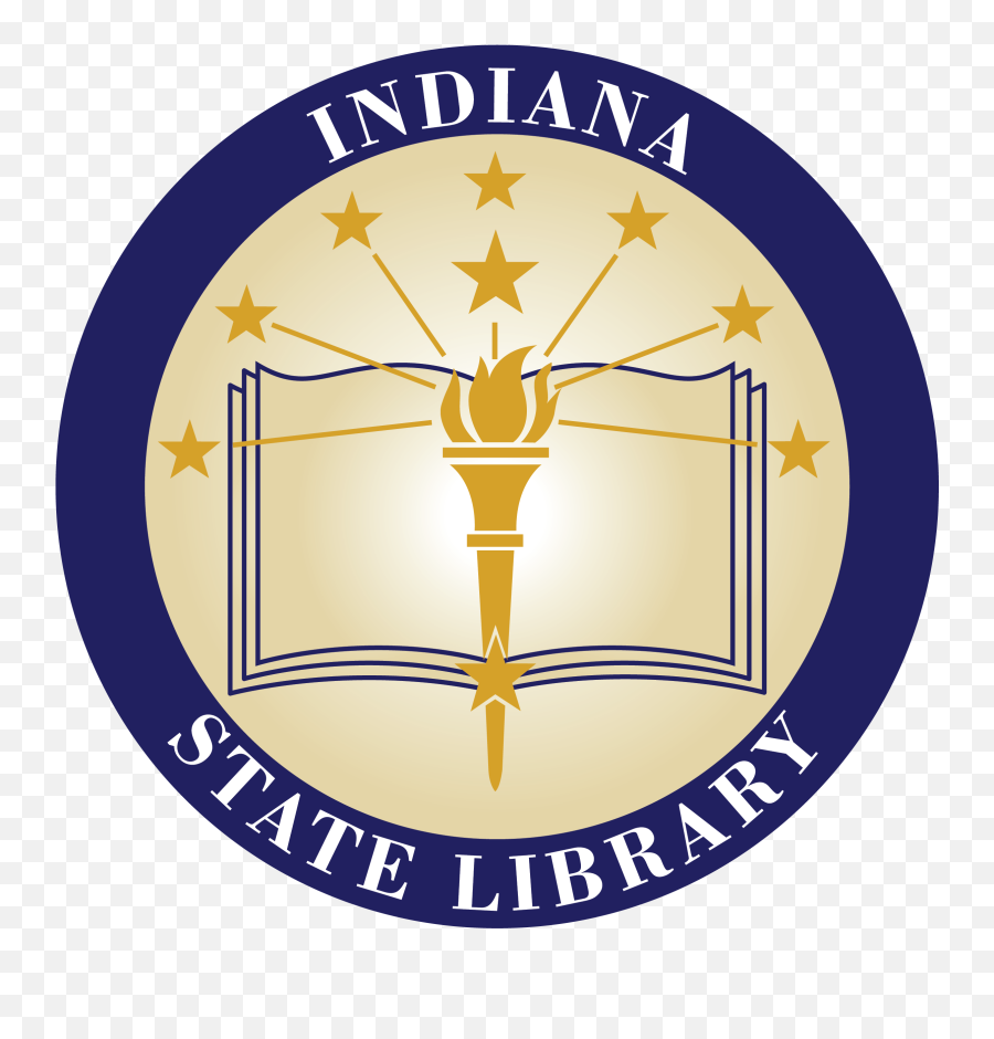 Indiana State Library - Indiana State Library Logo Clipart Indiana State Library Logo Emoji,Indiana Clipart