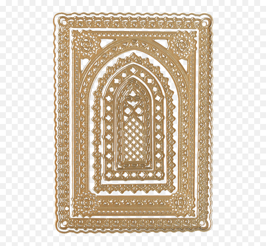 Gothic 3d Concentric Frame Dies - Prayer Rug Emoji,Gothic Frame Png