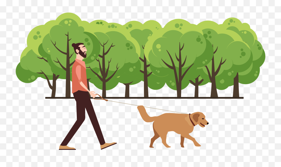 Dog Walking Dog Walking - Dog Park Png Emoji,Walking Png