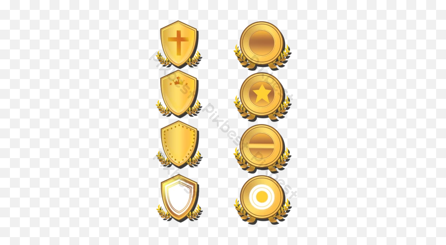 Golden Shield Templates Free Psd U0026 Png Vector Download - Decorative Emoji,Gold Shield Png