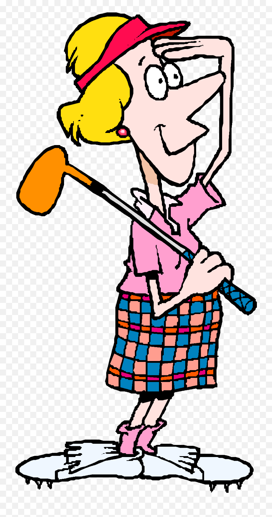 Ladies Golf Jpg Black And White Stock - Clip Art Lady Golf Emoji,Golf Clipart