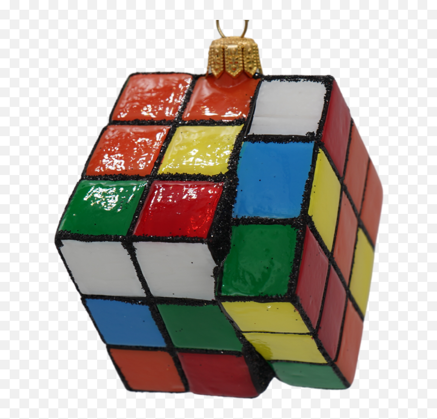 Get Rubiku0027s Cube Christmas Ornament In Mi At English Gardens - Solid Emoji,Christmas Decor Png