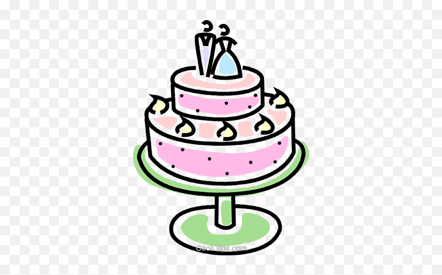 Wedding Cakes Royalty Free Vector Clip Art Illustration - Cake Decorating Supply Emoji,Wedding Cakes Clipart
