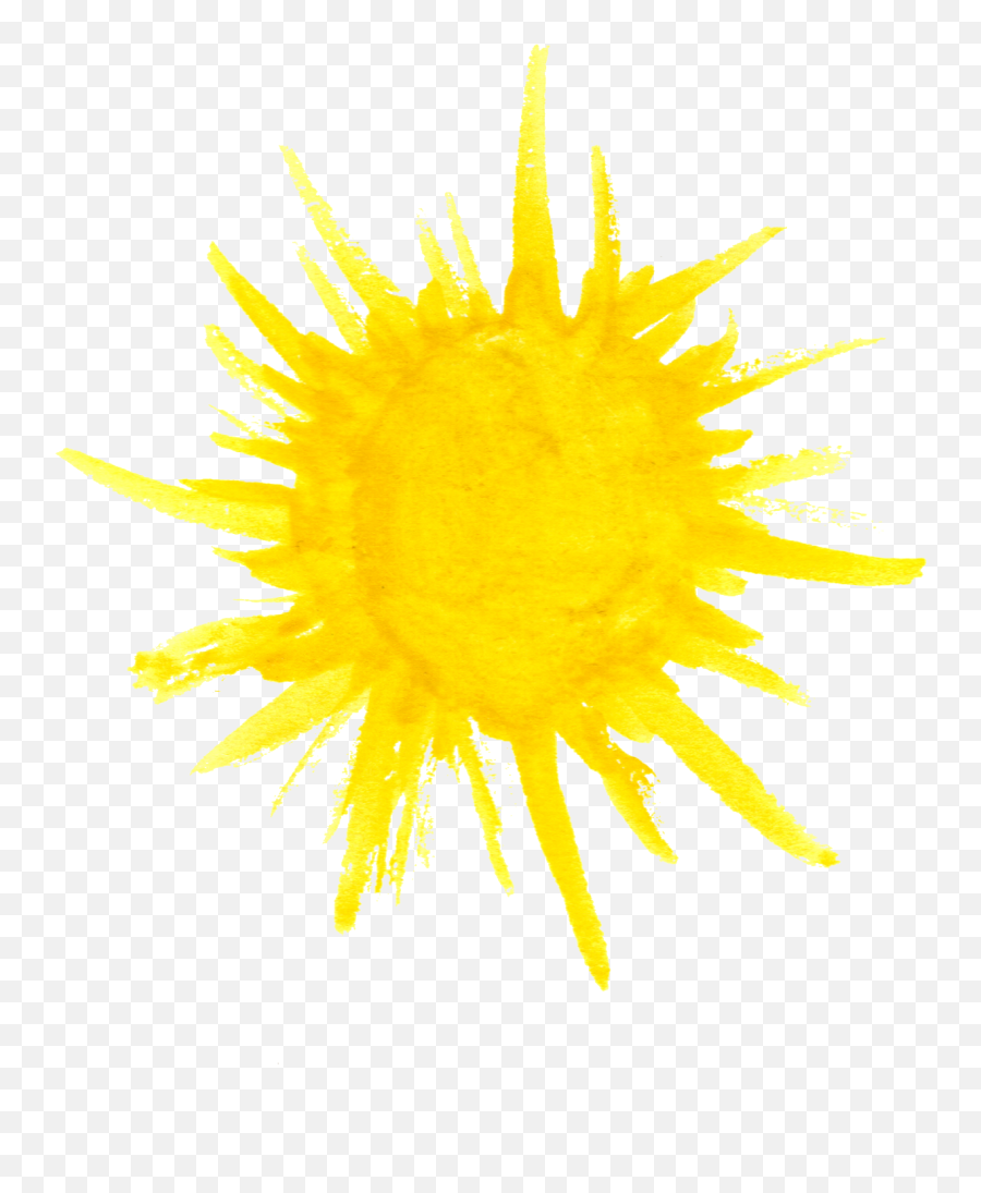 Photos Of The Sun And Yellow Play Dough Png Transparent - Sun Watercolor Png Emoji,Sun Transparent