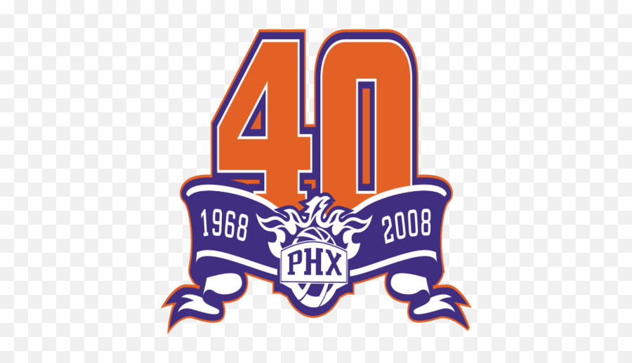 Phoenix Suns - 40 Years Emoji,Phoenix Suns Logo