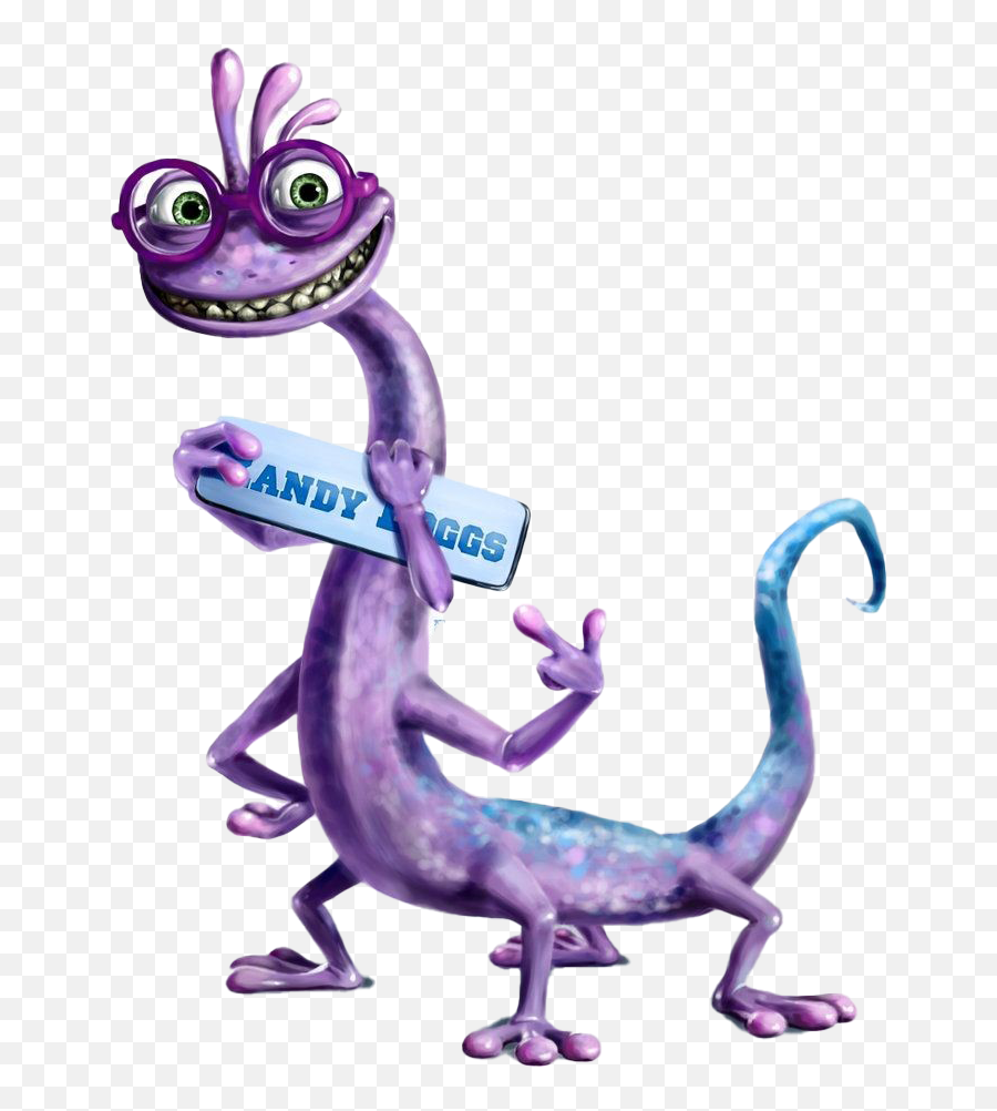 Monsters Inc Purple Lizard With Glasses Png Image Png Mart Emoji,Cartoon Glasses Png