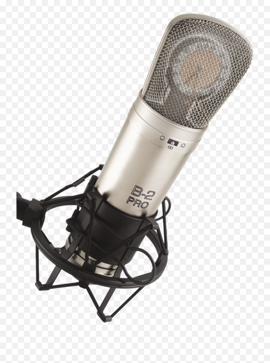 Behringer B2pro Dual - Dia Studio Condenser Microphone Emoji,Gold Microphone Png