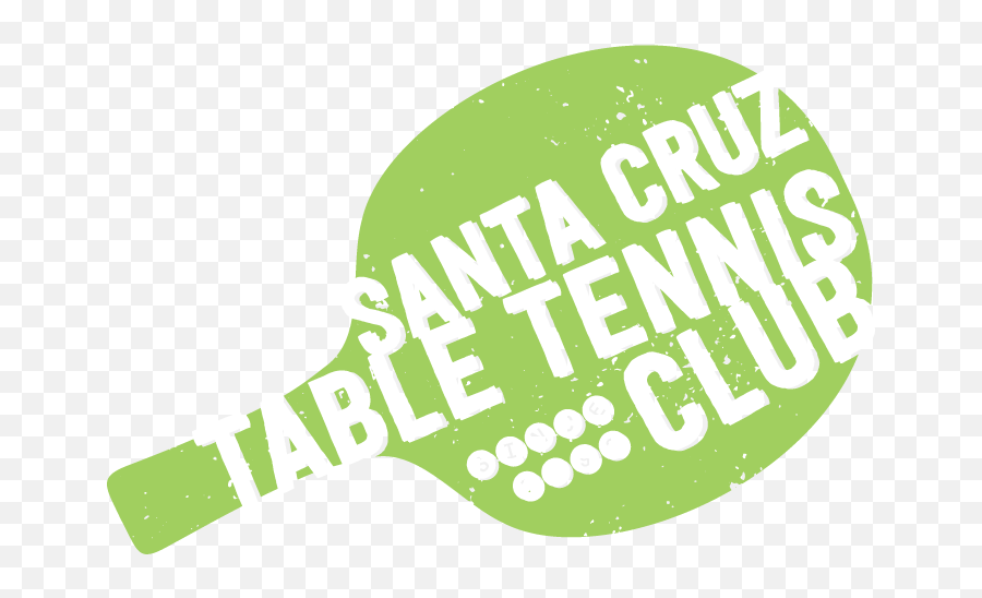 Santa Cruz Table Tennis Club Emoji,Table Tennis Logo