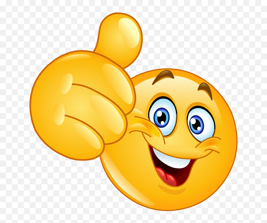 Smiley Face Thumbs Up Clipart - Animated Smiley Face Emoji,Thumbs Up Clipart