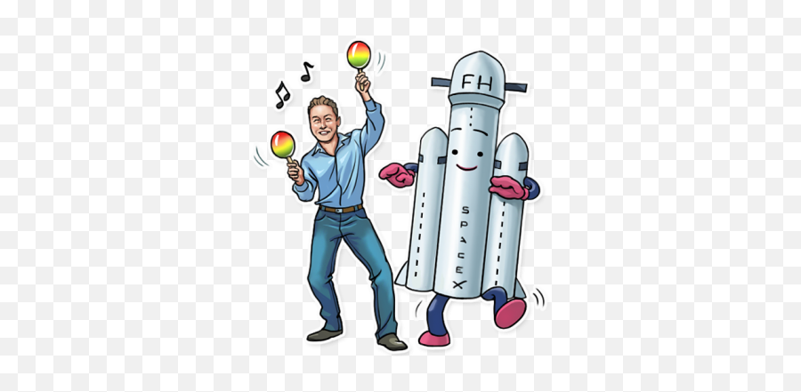Dancing - Elon Musk Telegram Sticker Transparent Png Elon Musk Sticker Emoji,Elon Musk Transparent