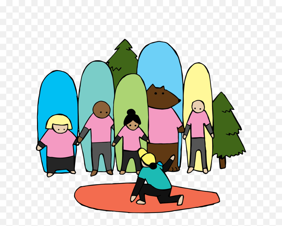 Weekend Warrior - Surf Sister Animation Clipart Full Size Sharing Emoji,Weekend Clipart