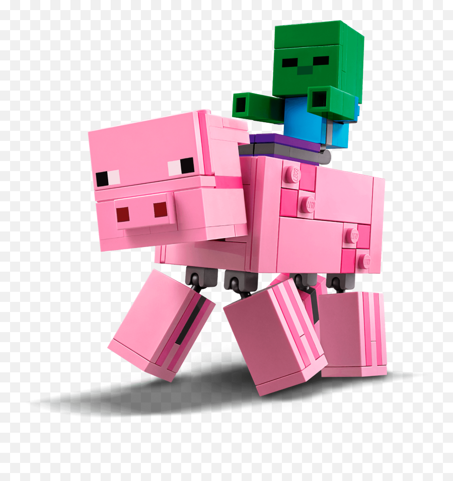 Lego Minecraft - Lego Minecraft Bigfig Pig Emoji,Minecraft Pig Png