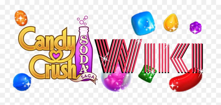 Clipart Candy Soda - Candy Crush Logo Png Transparent Candy Crush Soda Emoji,Crush Logo