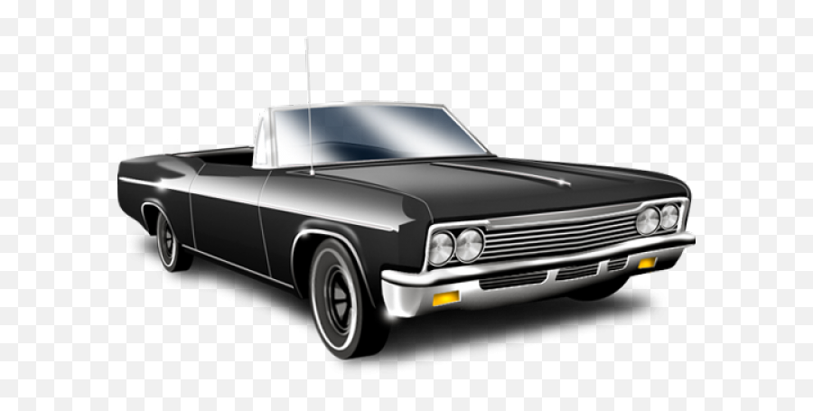 Download Impala Clipart Car - Car Icon Png Image With No Transparent Lowrider Car Png Emoji,Muscle Car Clipart